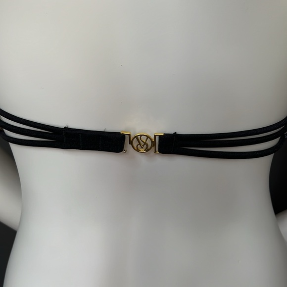 Victoria’s Secret - 32A - Blue & Brown Leopard Print Push-up Bikini Top - Picture 5 of 8